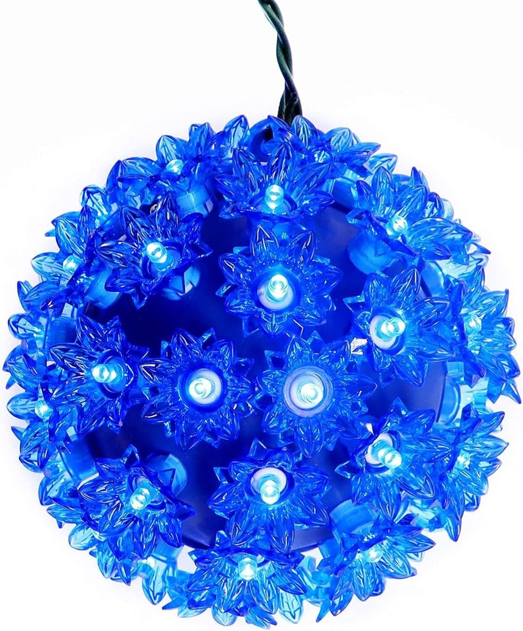 A lit starlight sphere in blue.