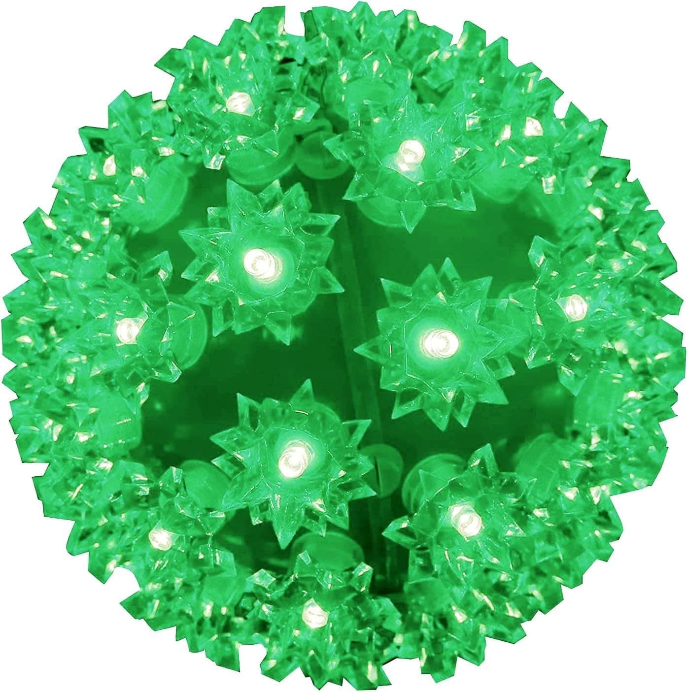 A lit starlight sphere in green.