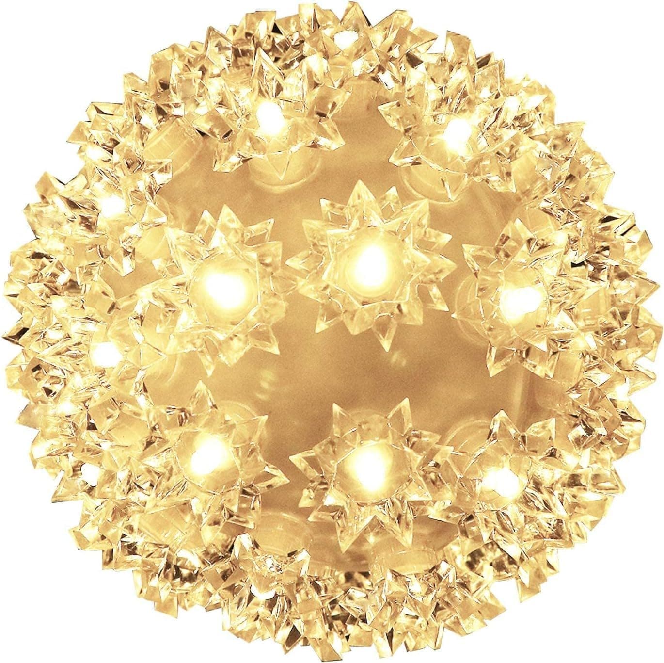 A lit starlight sphere in warm white.